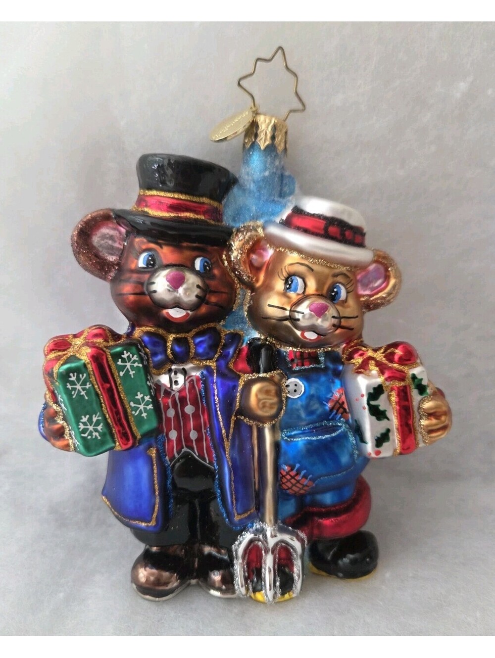 Christopher Radko A Tail of Two Cities Glass Handpainted Glass Ornament, Mint